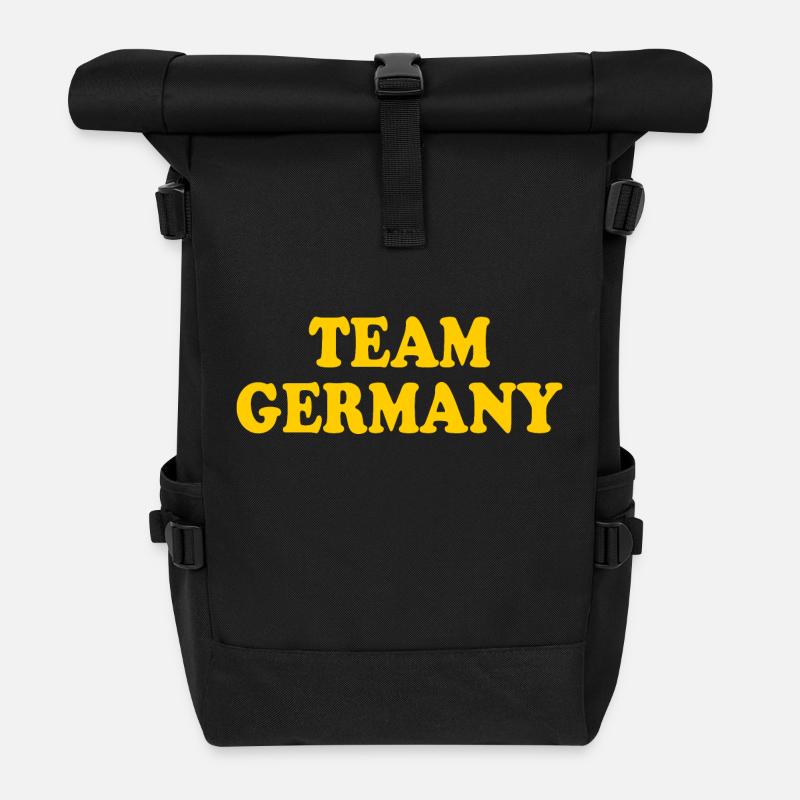 Allemagne - Sac à dos roll top - noir