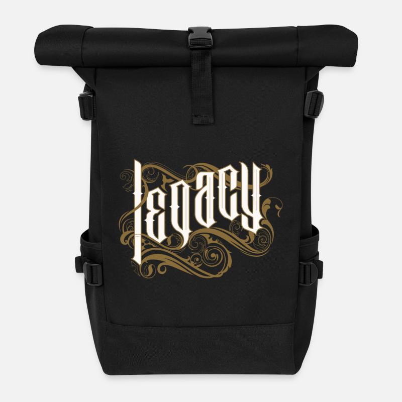Legacy - Sac à dos roll top - noir