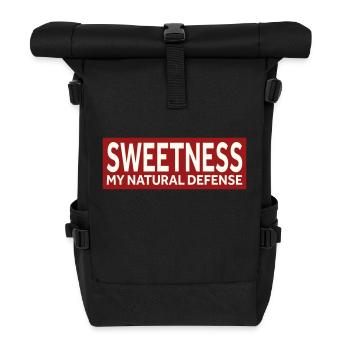 SWEETNESS - MY NATURAL DEFENSE - Rolltop Rucksack - Schwarz - Vorne