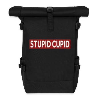 STUPIDE CUPIDON - Sac à dos roll top - noir - Devant