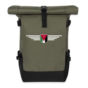 Jordan Amman Fan Outfit T-Shirt Design Gift - Sac à dos roll top - olive/noir - Devant