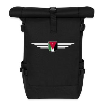 Jordan Amman Fan Outfit T-Shirt Design Gift - Sac à dos roll top - noir - Devant