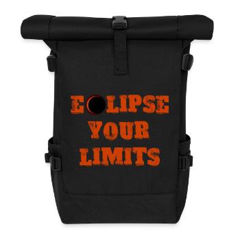 Eclipse your limits 2025 - Sac à dos roll top - noir - Devant