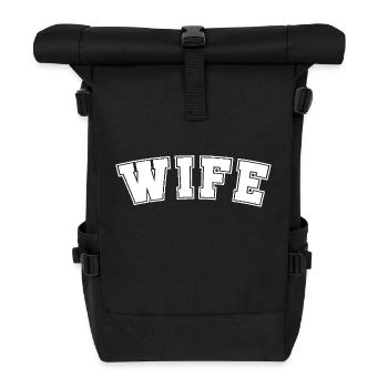 Wife - Roll Top Backpack - black - Front