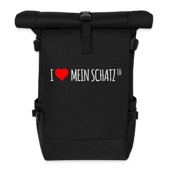 Chéri - Sac à dos roll top - noir - Devant