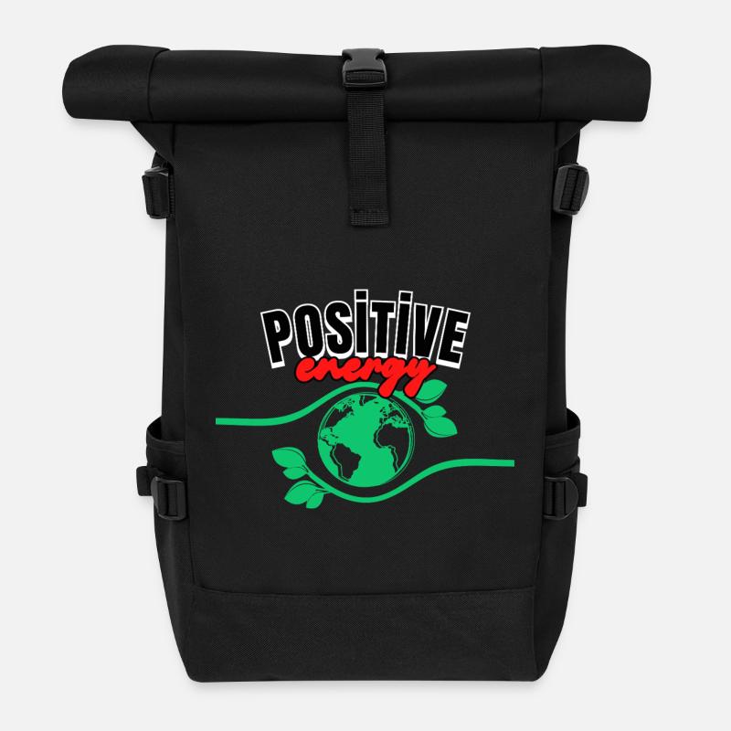 Positif - Sac à dos roll top - noir