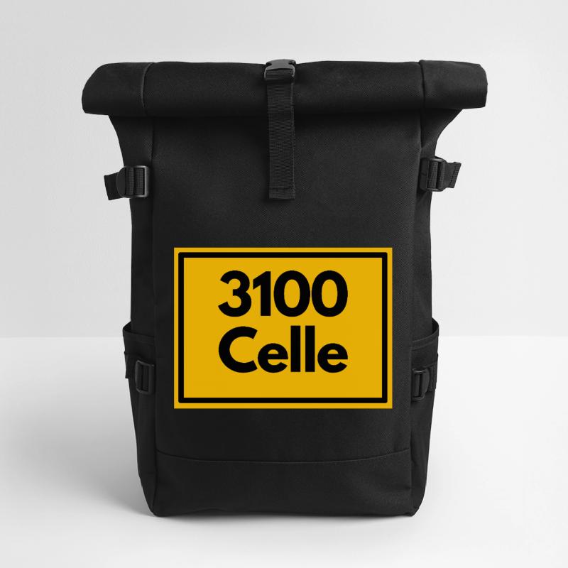 OLD POSTCODE POSTCODE RETRO 3100 CELLE Roll Top Backpack