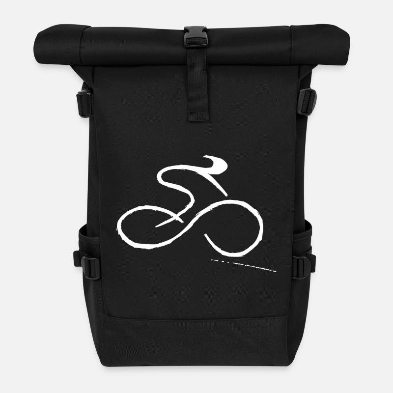 Cyclisme - Sac à dos roll top - noir