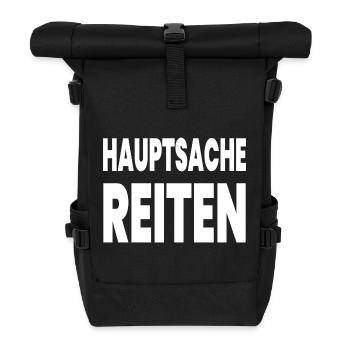 Chevaucher - Sac à dos roll top - noir - Devant
