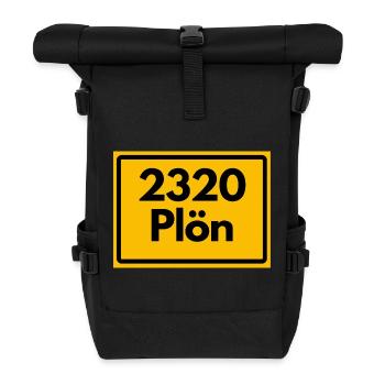 ANCIEN CODE POSTAL RETRO 2320 PLÖN SEENPARADIES - Sac à dos roll top - noir - Devant