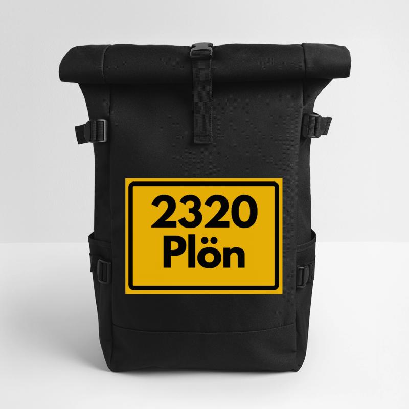 OLD POSTCODE POSTCODE RETRO 2320 PLÖN SEENPARADIES Roll Top Backpack