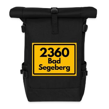 ANCIEN CODE POSTAL RÉTRO 2360 BAD SEGEBERG - Sac à dos roll top - noir - Devant