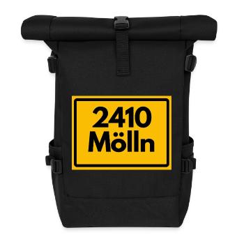 ANCIEN CODE POSTAL 2410 MÖLLN TIL EULENSPIEGEL - Sac à dos roll top - noir - Devant