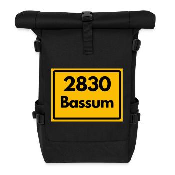 ANCIEN CODE POSTAL RETRO 2830 BASSUM GEESTPERLE - Sac à dos roll top - noir - Devant