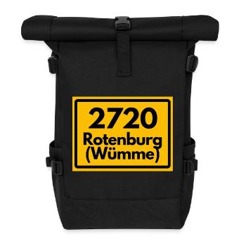 ANCIEN CODE POSTAL RÉTRO 2720 ROTENBURG WÜMME ! - Sac à dos roll top - noir - Devant