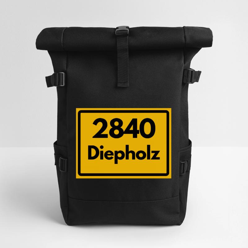 OLD POSTCODE POSTCODE RETRO 2840 DIEPHOLZ – HANSEB Roll Top Backpack