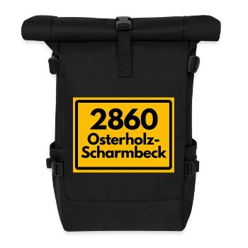 ANCIEN CODE POSTAL 2860 OSTERHOLZ-SCHARMBECK - Sac à dos roll top - noir - Devant