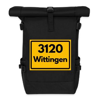 ANCIEN CODE POSTAL RETRO 3120 WITTRINGEN - Sac à dos roll top - noir - Devant