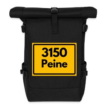 ANCIEN CODE POSTAL RÉTRO 3150 PEINE EULENSTADT - Sac à dos roll top - noir - Devant