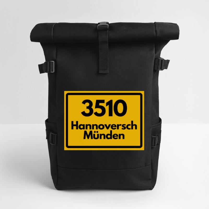 OLD POSTCODE ZIP CODE 3510 HANNOVERSCH MÜNDEN HANN Roll Top Backpack