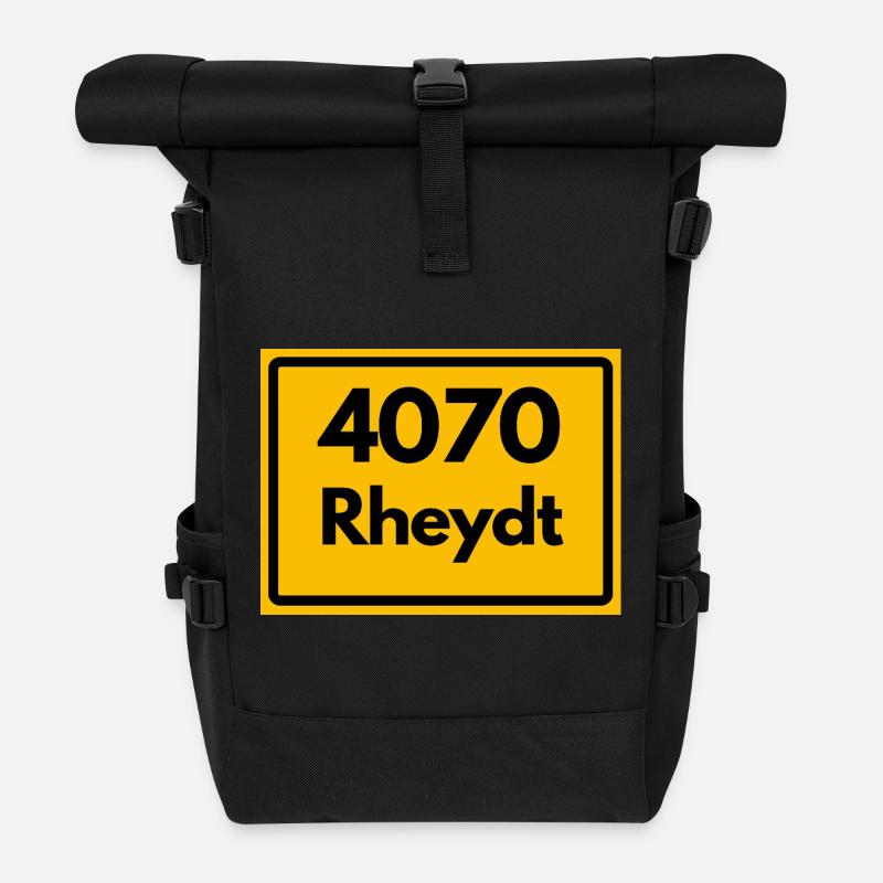 ANCIEN CODE POSTAL RETRO 4070 RHEYDT – SCHLOSS - Sac à dos roll top - noir