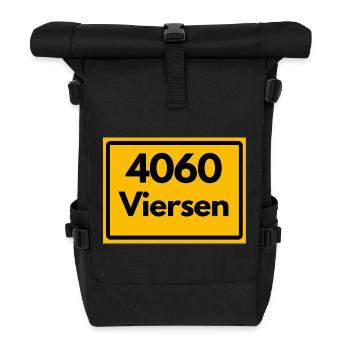ANCIEN CODE POSTAL RETRO 4060 VIERSEN - Sac à dos roll top - noir - Devant