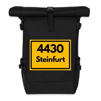 ANCIEN CODE POSTAL RETRO 4430 STEINFURT – NRW - Sac à dos roll top - noir - Devant