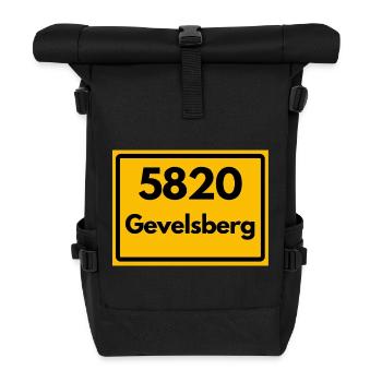 ANCIEN CODE POSTAL RETRO 5820 GEVELSBERG - Sac à dos roll top - noir - Devant