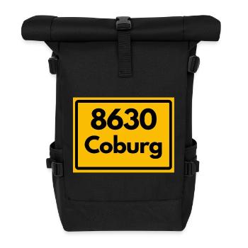 ANCIEN CODE POSTAL 8630 COBURG HEIMATSTOLZ - Sac à dos roll top - noir - Devant