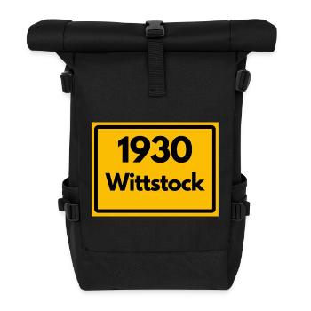 ANCIEN CODE POSTAL RÉTRO 1930 WITTSTOCK HEIMAT - Sac à dos roll top - noir - Devant