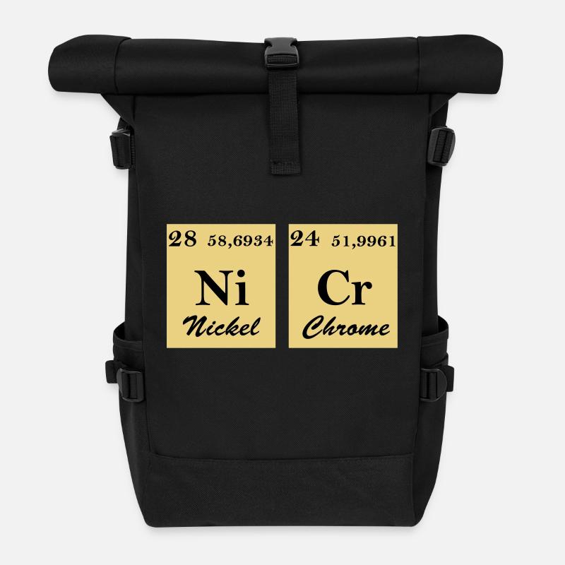 Nickel Chrome - Sac à dos roll top - noir