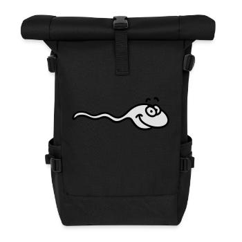 Sperm - Roll Top Backpack - black - Front