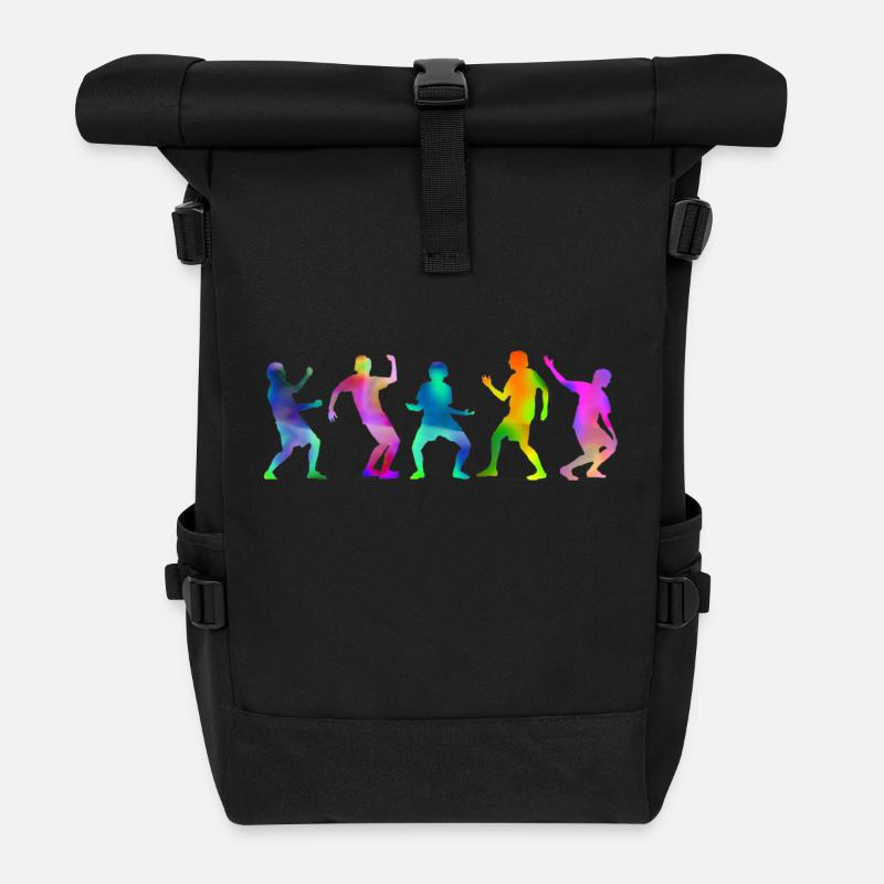 danse - Sac à dos roll top - noir