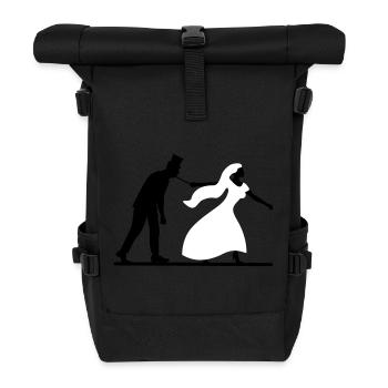enterrement de vie de garçon et de jeune fille - Sac à dos roll top - noir - Devant