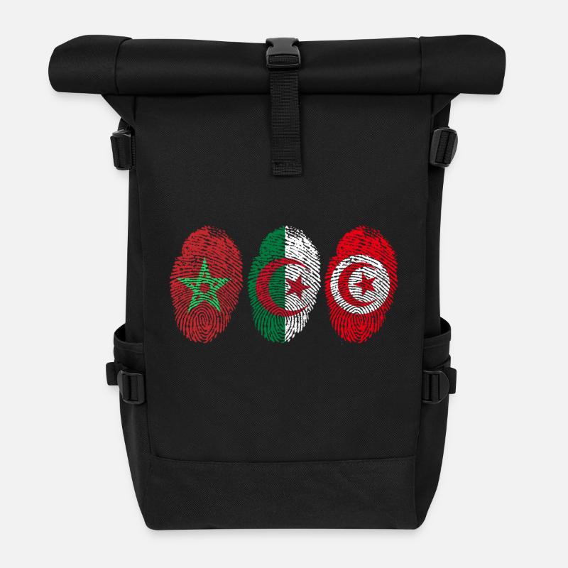 MAGHREB UNITED المغرب LOGO - Sac à dos roll top - noir