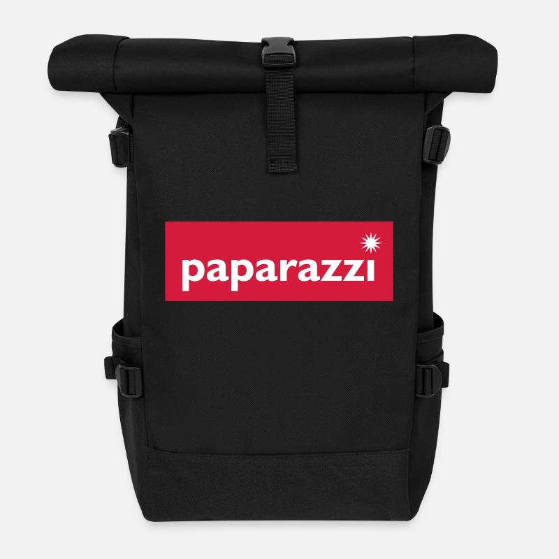 011 paparazzi - Sac à dos roll top - noir