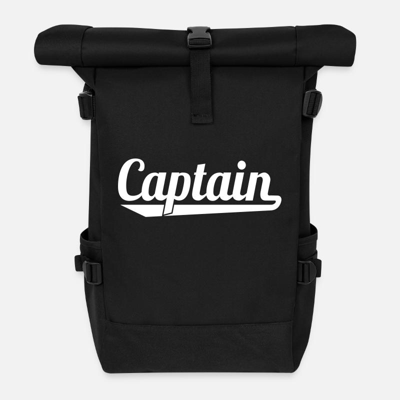 Kapitän - Rolltop Rucksack - Schwarz