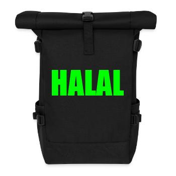 Halal - Rolltop Rucksack - Schwarz - Vorne