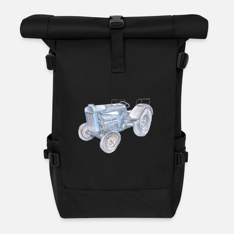 Traktor - Rolltop Rucksack - Schwarz
