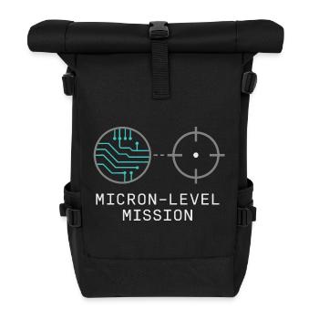 Cleanroom Technician Controlled Environment - Roll Top Backpack - black - Front