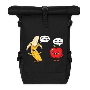 Professeur d’espagnol à l’école Funny Maestra - Sac à dos roll top - noir - Devant