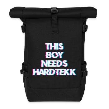 Hardtekk Tekk - Rolltop Rucksack - Schwarz - Vorne