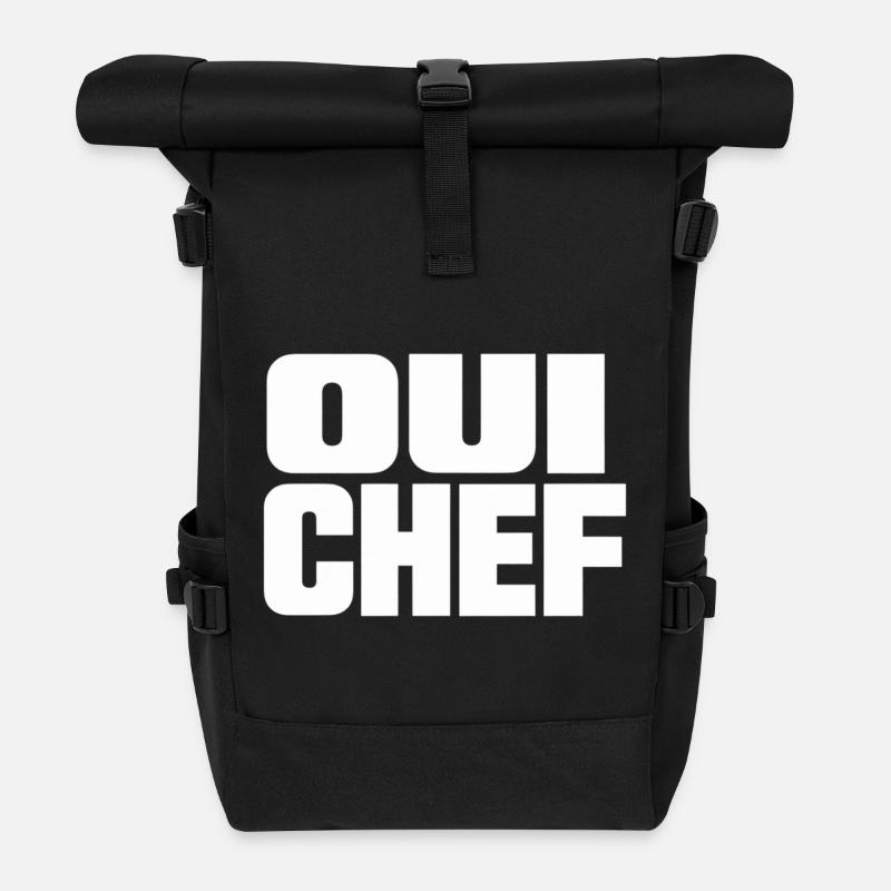 Qui Chef - Rolltop Rucksack - Schwarz