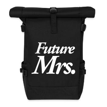 Future Mrs. - Rolltop Rucksack - Schwarz - Vorne