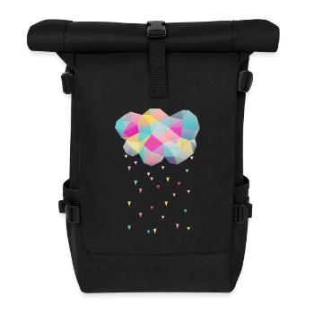 WOLKE - Rolltop Rucksack - Schwarz - Vorne
