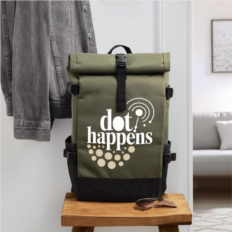 Dot Happens Morse Code Fun Sac à dos roll top