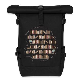 Black History Month Black-power - Rolltop Rucksack - Schwarz - Vorne
