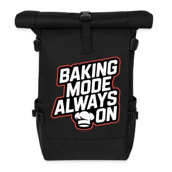 Mode de cuisson toujours activé - Sac à dos roll top - noir - Devant
