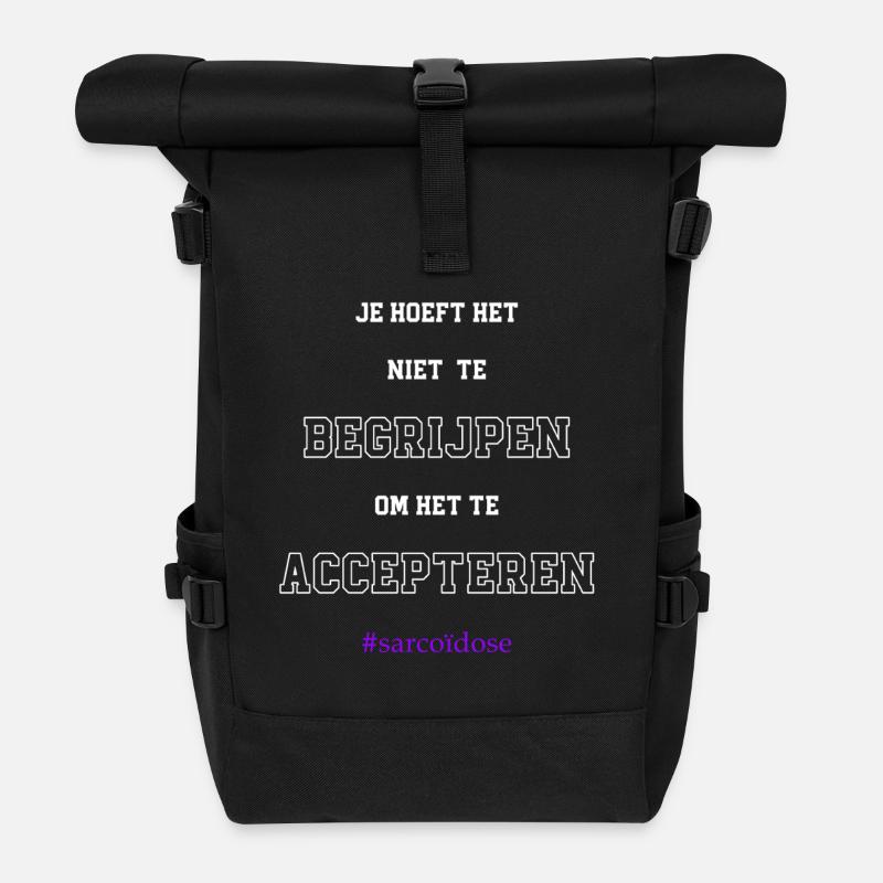 Akzeptanz von Sarkoidos - Rolltop Rucksack - Schwarz