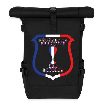 FFA French Federation of Alcolos - Roll Top Backpack - black - Front